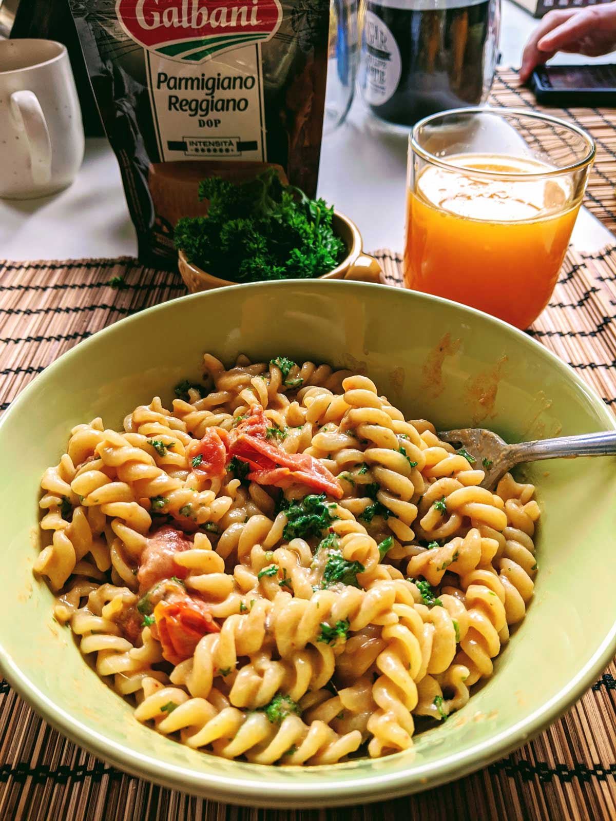 Mascarpone Anchovies Tomatoes Pasta